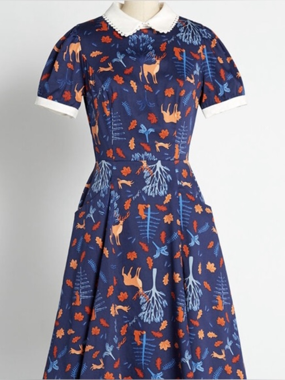Autumn Deer Collectif Dress